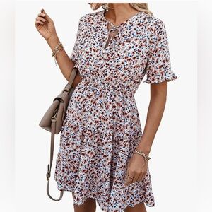 Floral Print Women's Dress